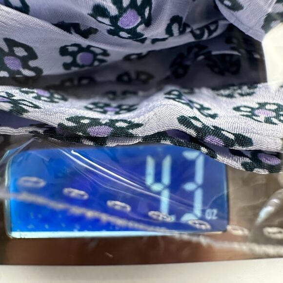 Madewell Top Womens Medium Purple Puff Sleeve Loose Button Front Preppy Whimsy - Picture 11 of 12